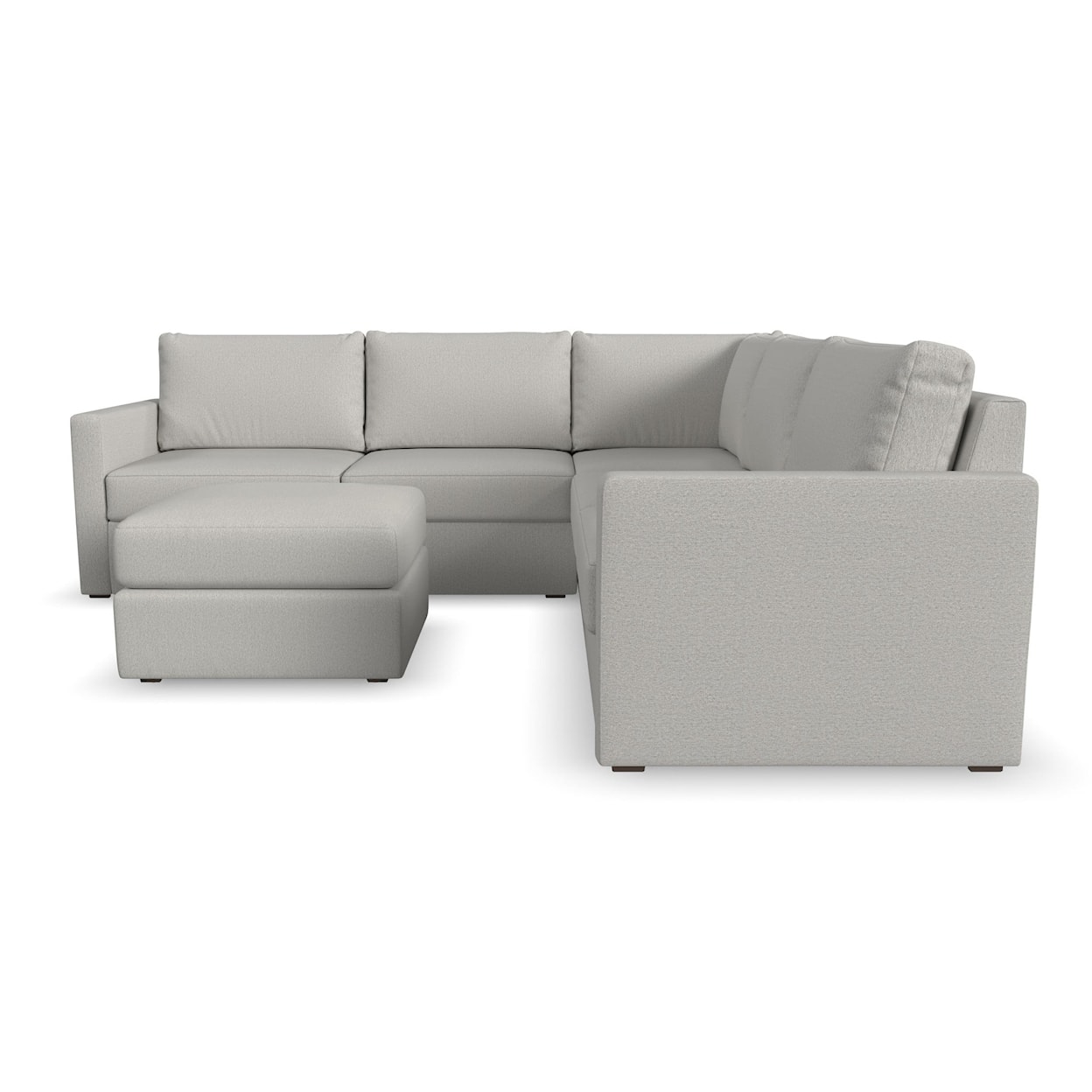 Flexsteel Flex Sectional Sofa with Ottoman