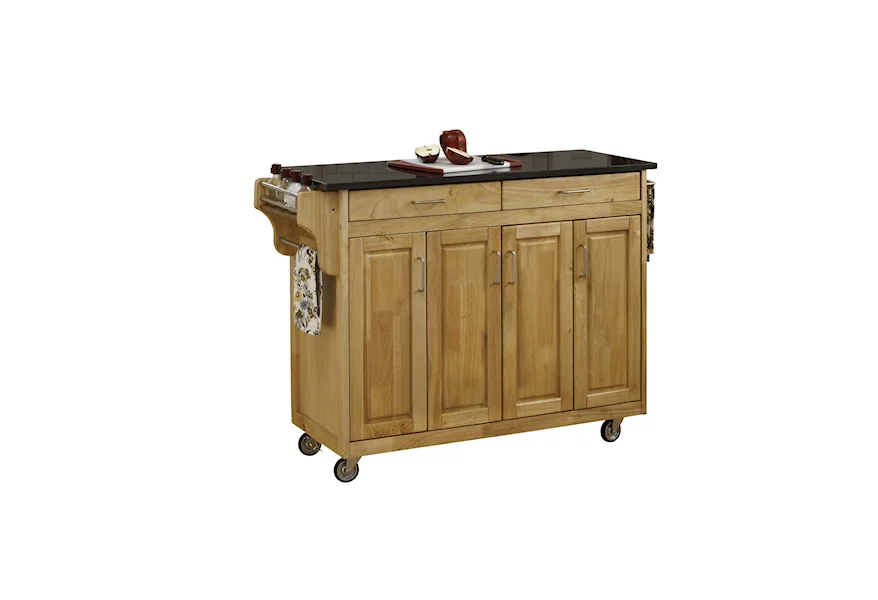 Create-A-Cart Kitchen Cart by homestyles at Sam Levitz Furniture