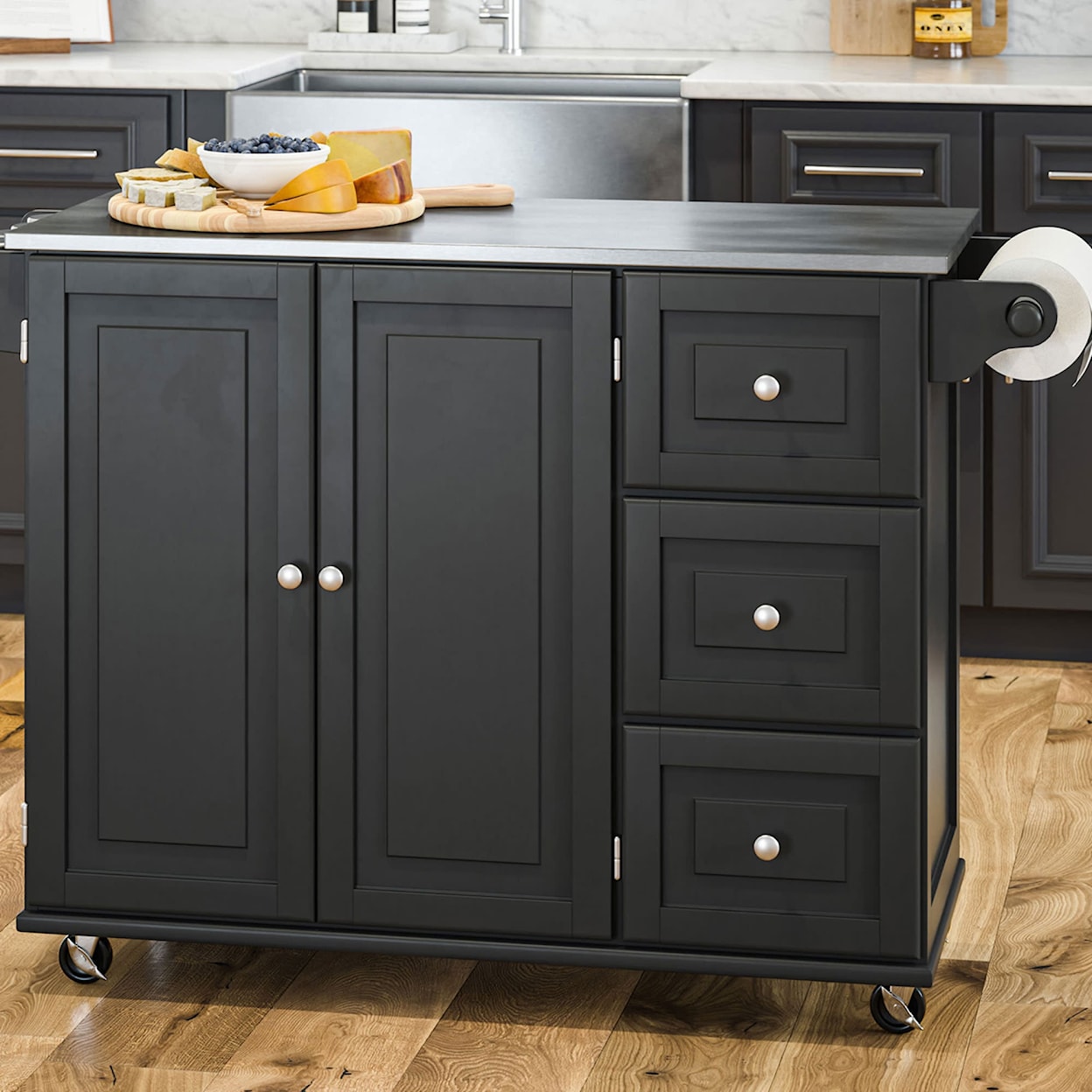 homestyles Blanche Kitchen Cart