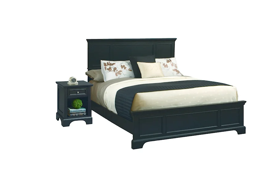 Ashford Queen Bed and Nightstand by homestyles at Sam's Furniture Outlet