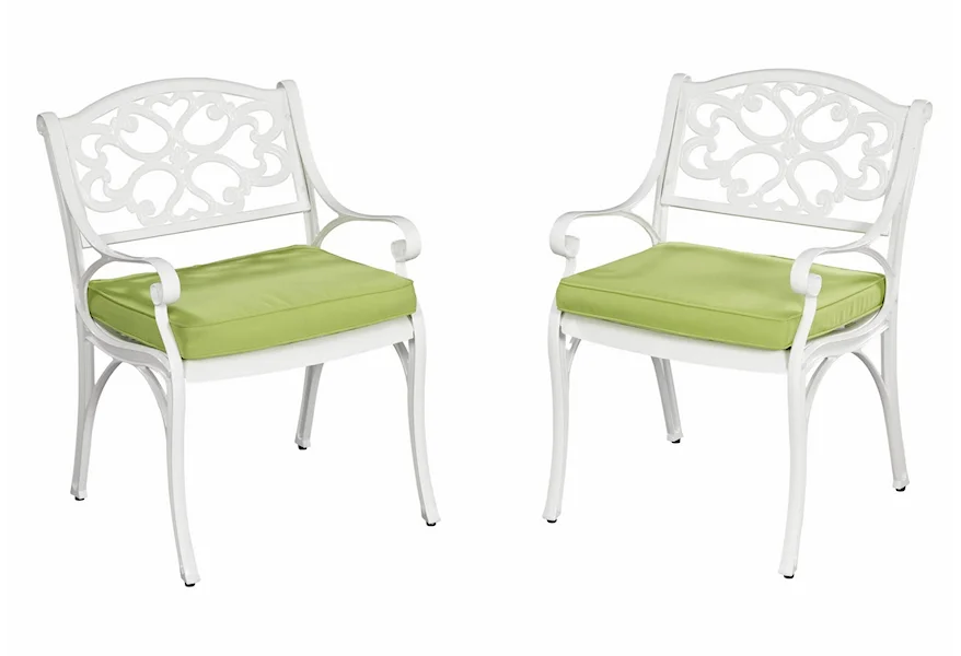 Sanibel Set of 2 Outdoor Arm Chairs by homestyles at Sam Levitz Furniture