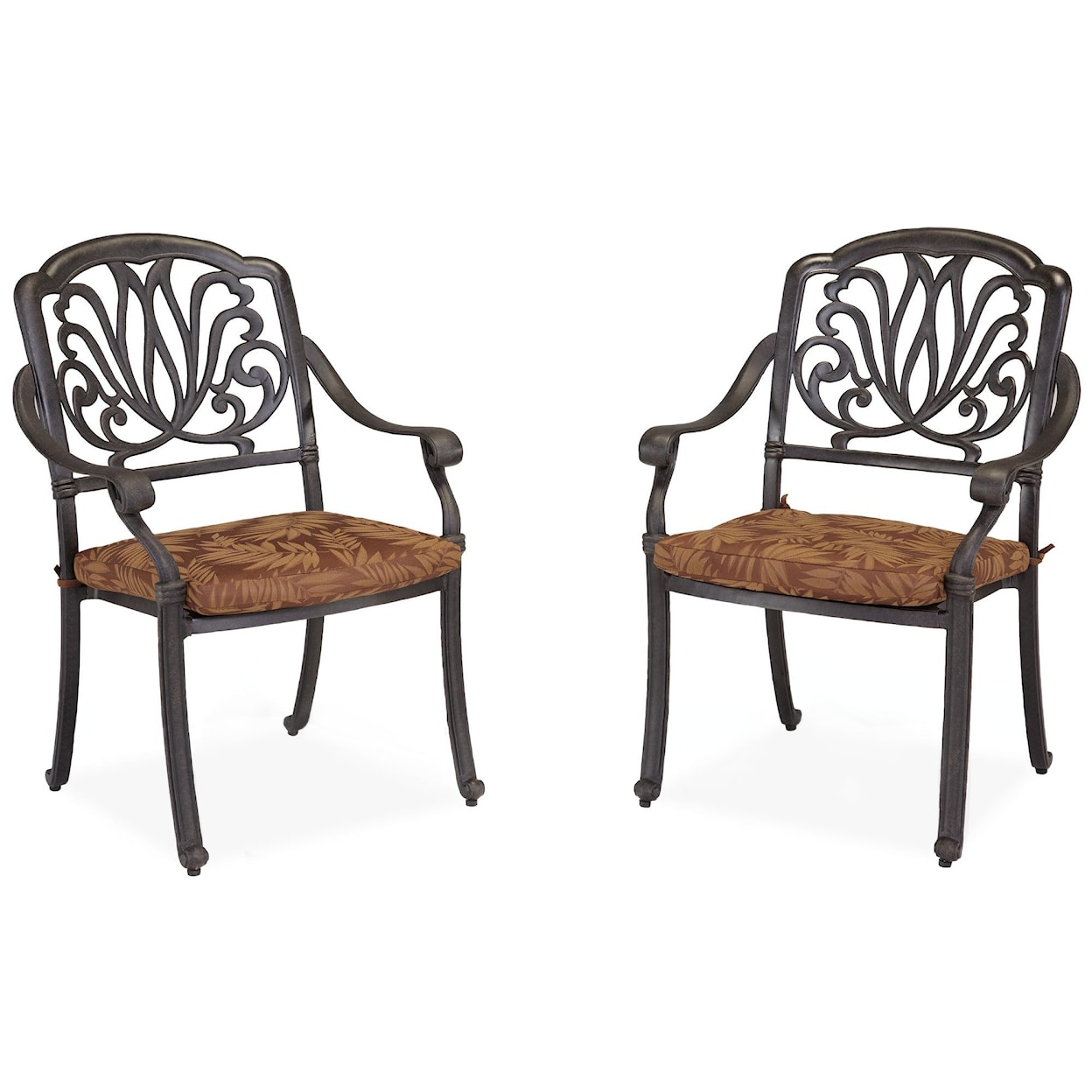 homestyles Capri Set of 2 Outdoor Dining Chairs