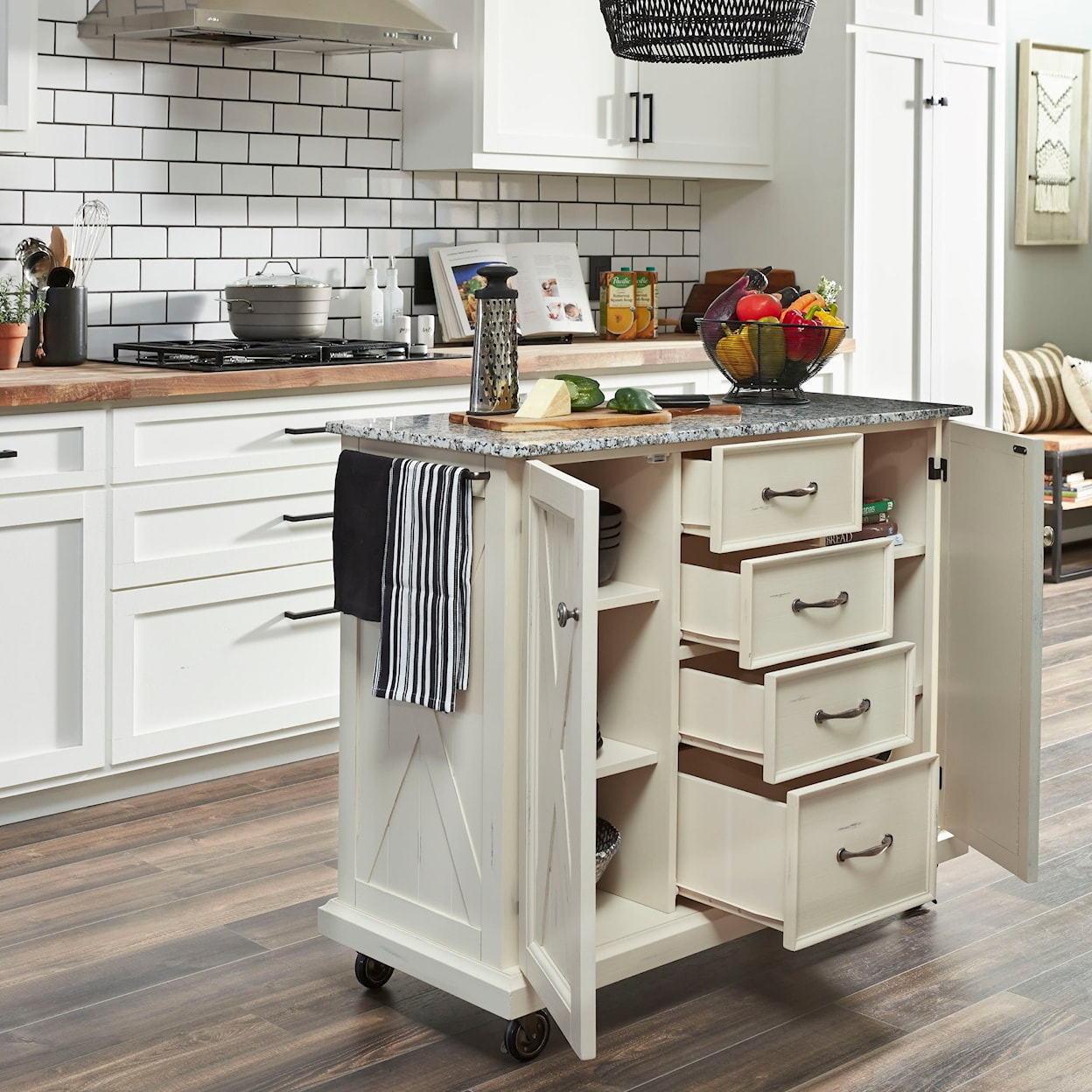 homestyles Bay Lodge Kitchen Cart