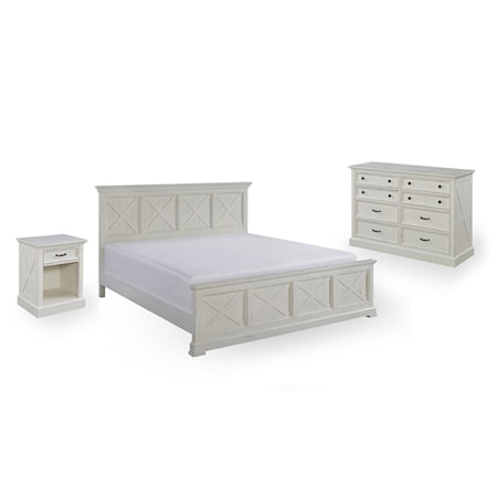 King Bed, Nightstand And Chest