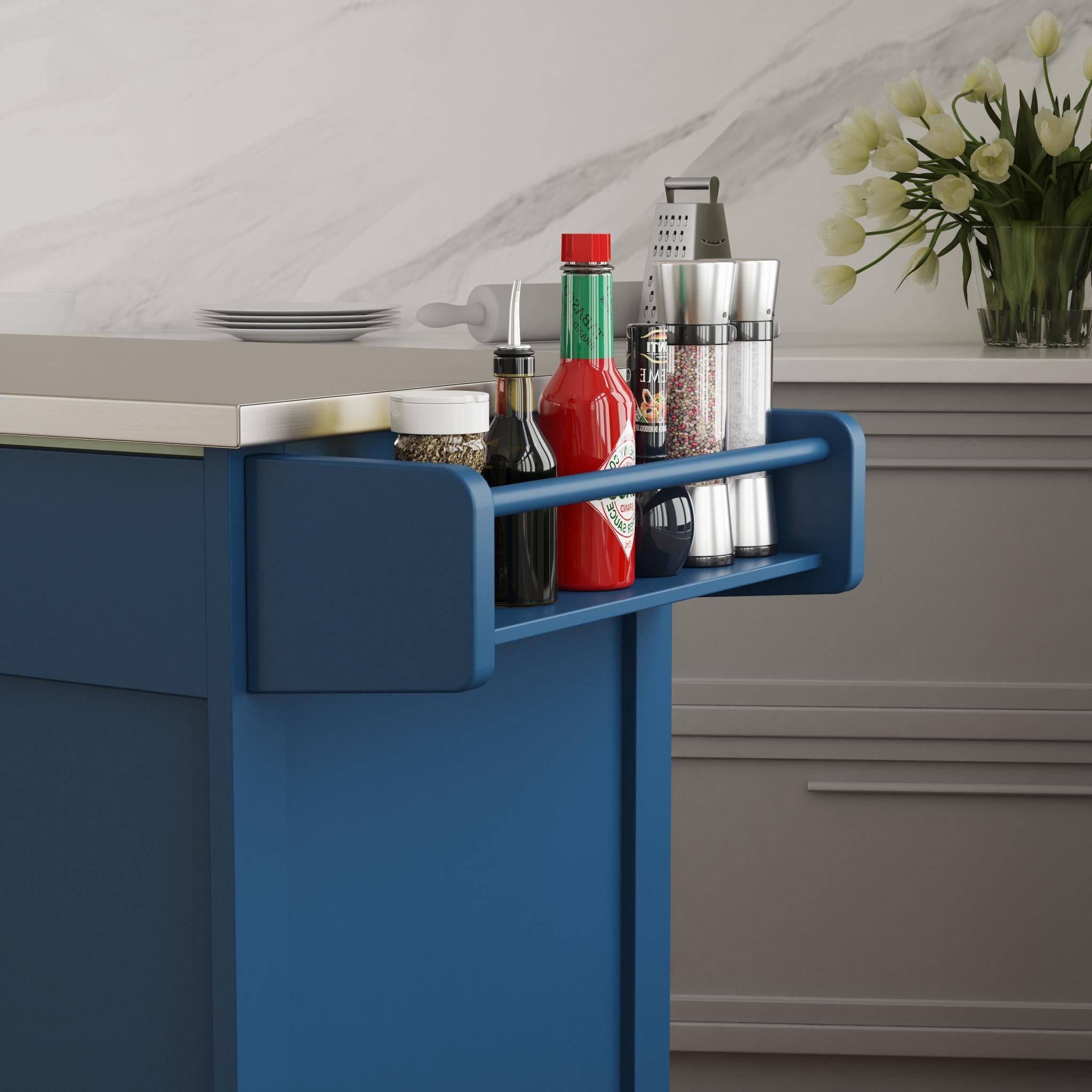 homestyles Dolly Madison Drop Leaf Kitchen Cart