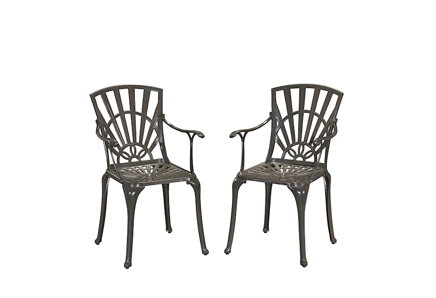 Grenada Set of 2 Outdoor Chairs by homestyles at Sam Levitz Furniture