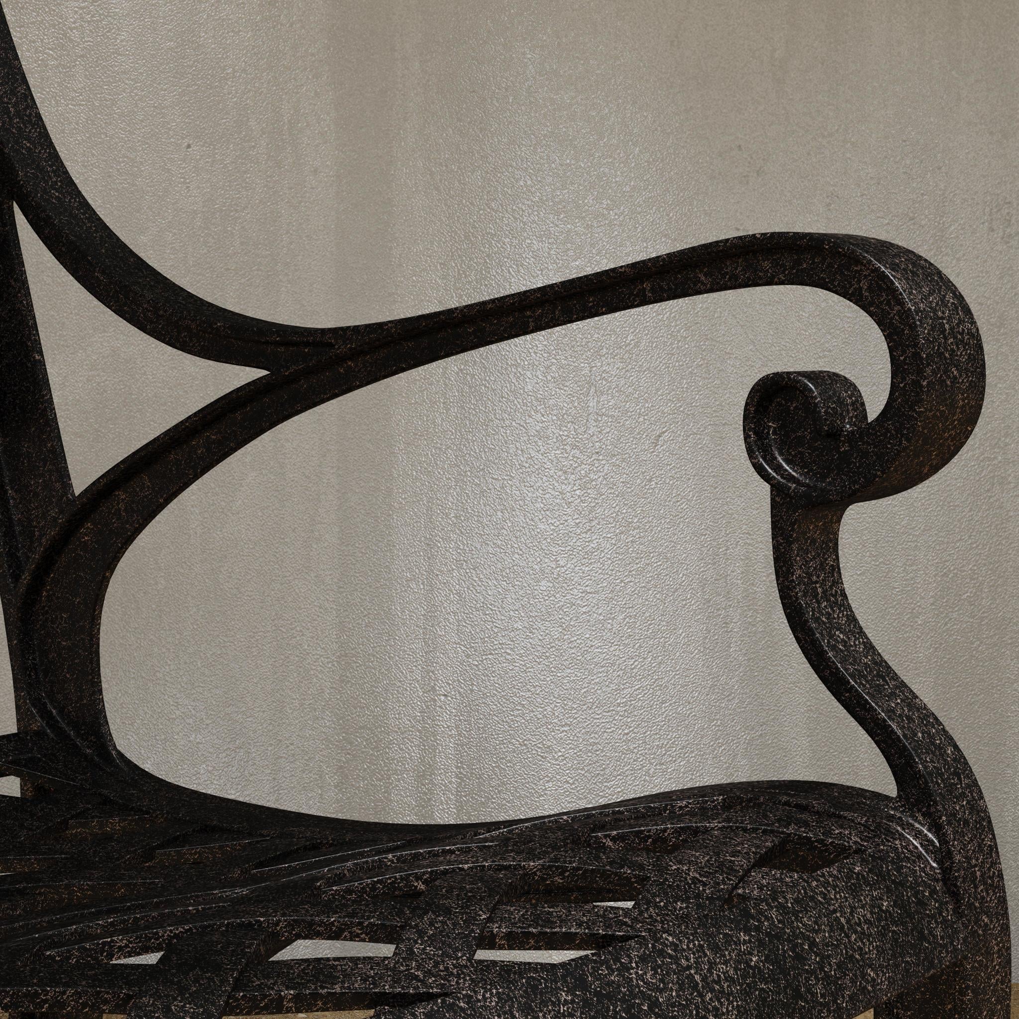 Set of 2 Outdoor Arm Chairs