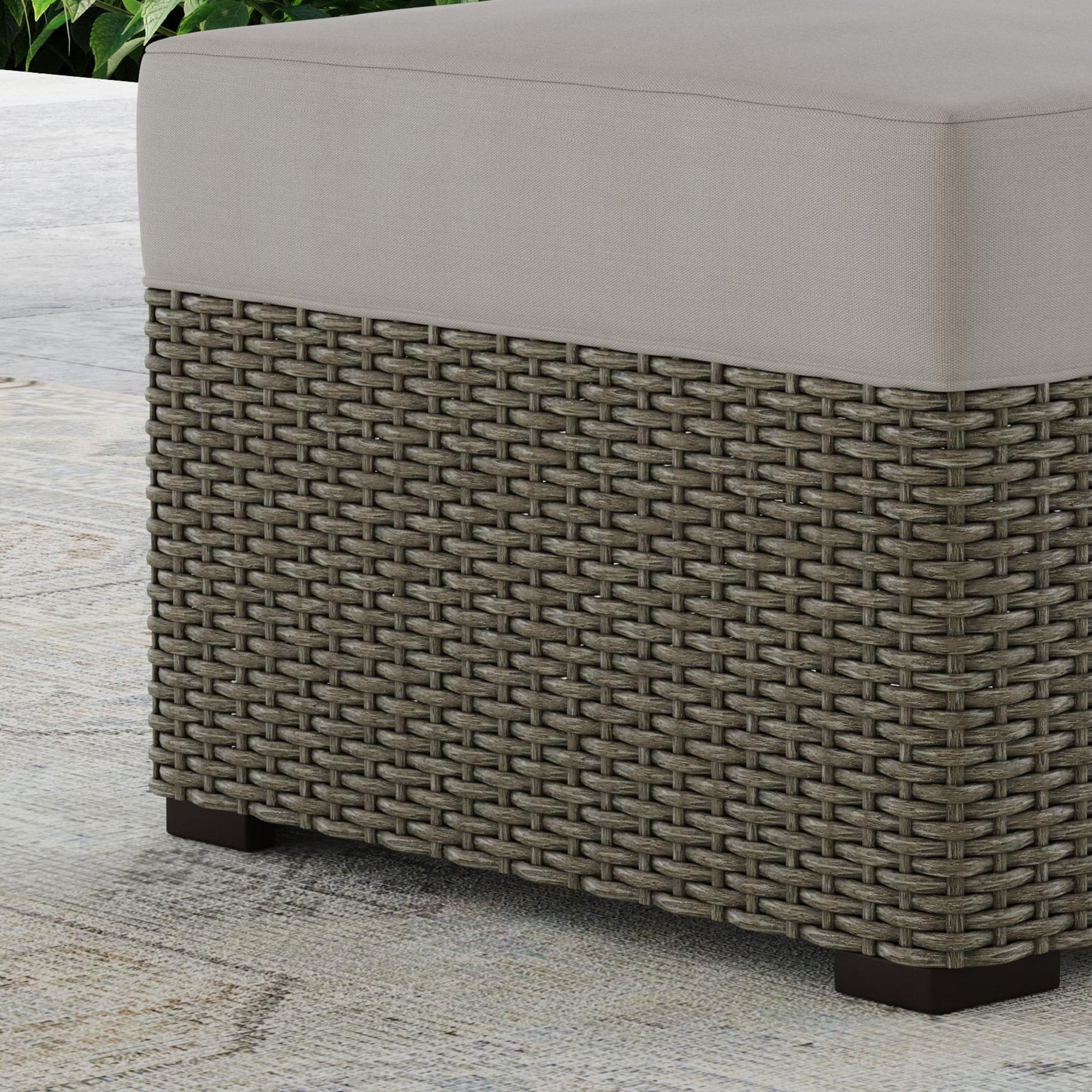 homestyles Boca Raton Outdoor Ottoman