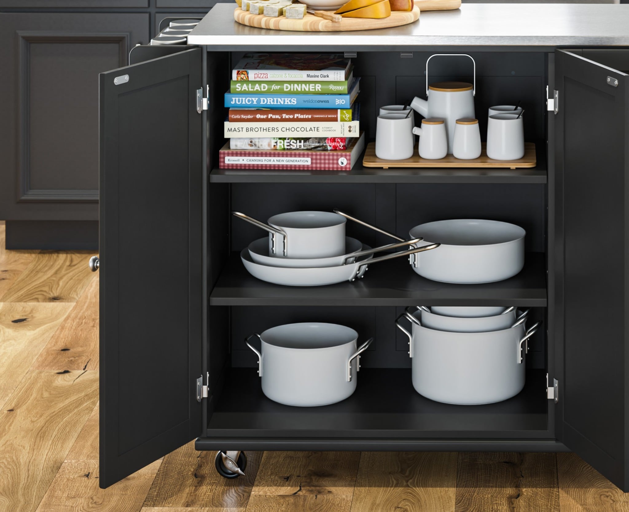 homestyles Blanche Kitchen Cart