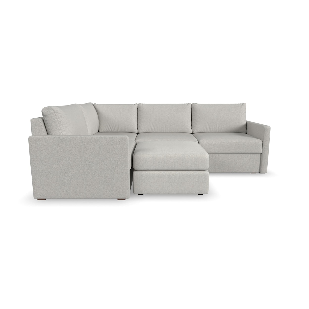 Flexsteel Flex 4-Piece Sectional with Ottoman