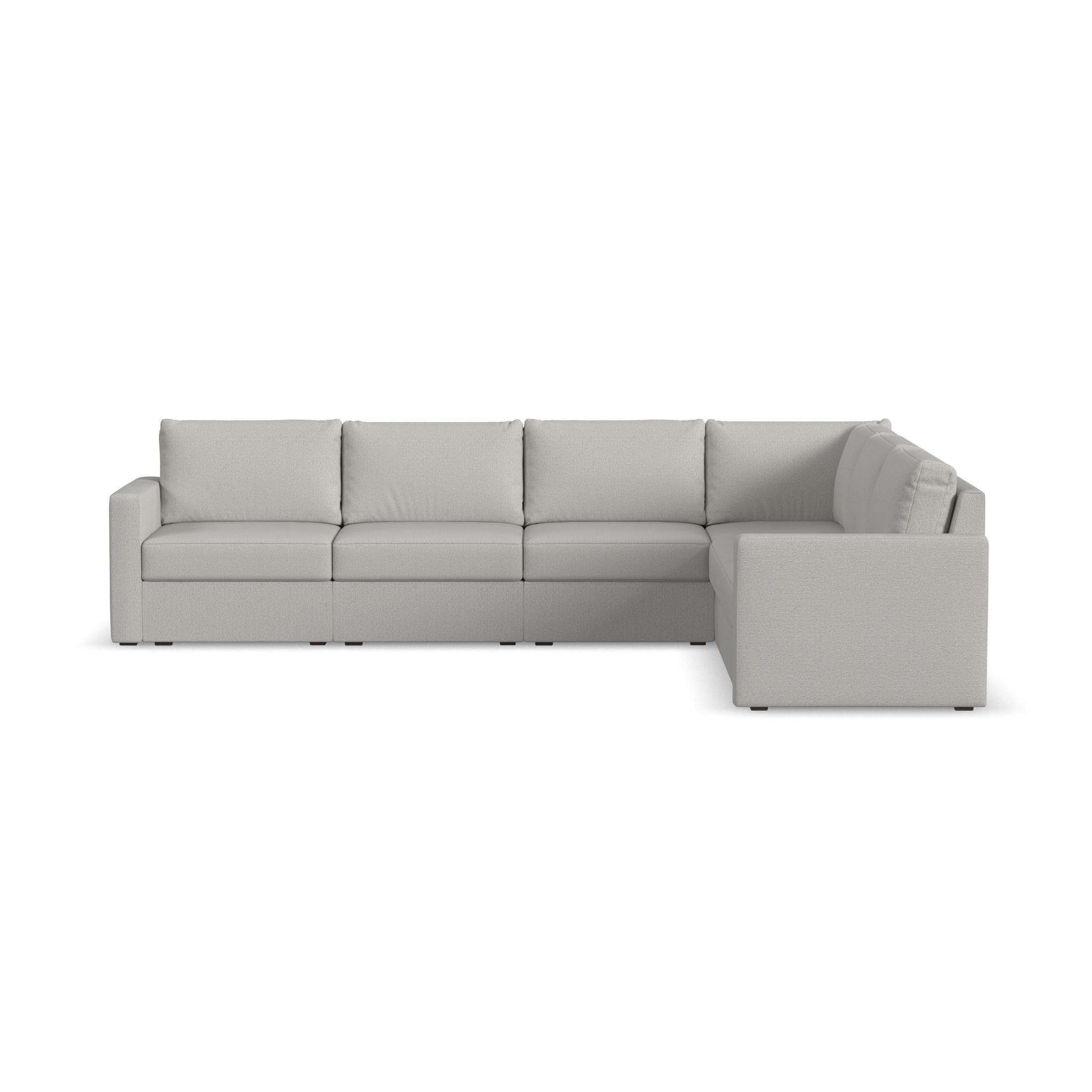 Flexsteel Flex Standard-Arm 6-Seat Sectional Sofa
