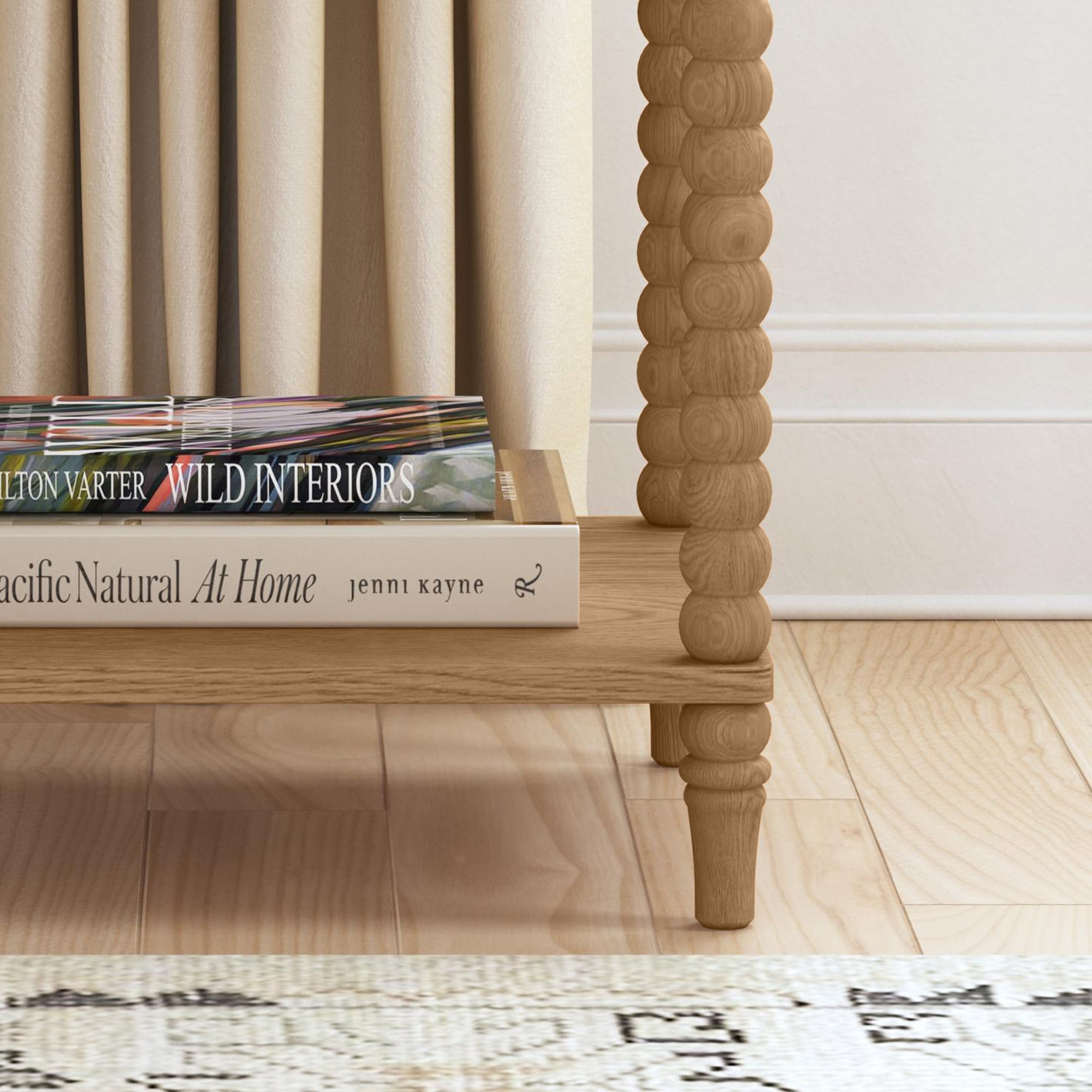 homestyles Spindle 1-Drawer Nightstand