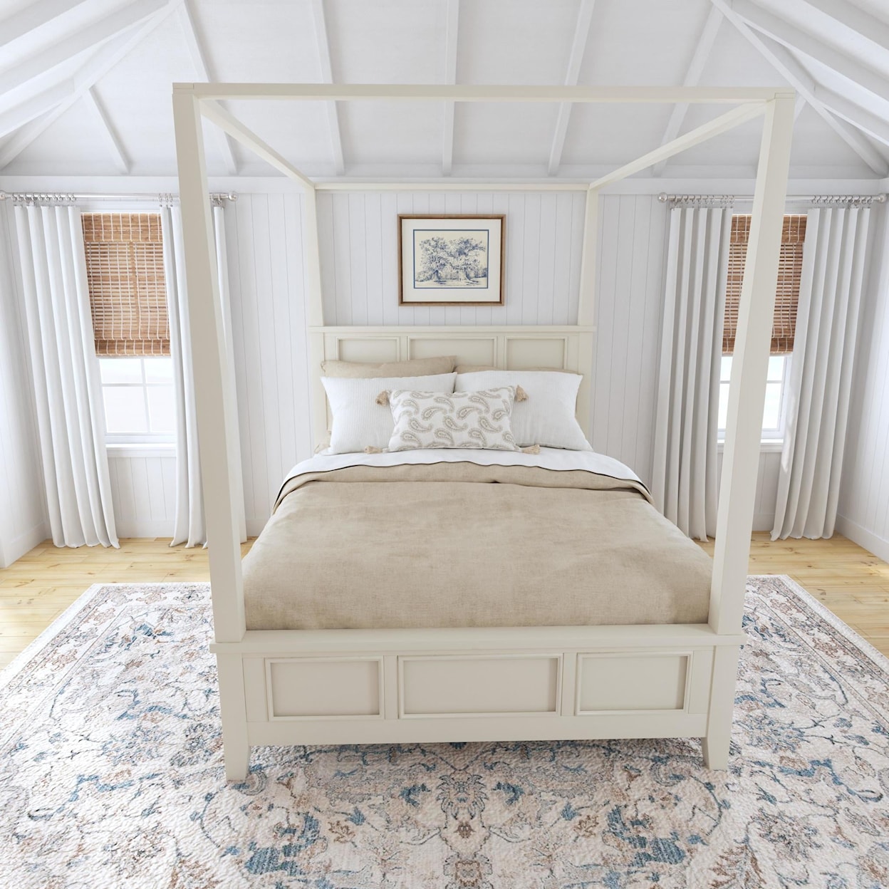 homestyles Century Queen Canopy Bed
