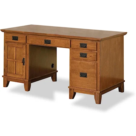 Double Pedestal Desk