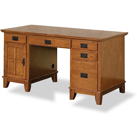 Double Pedestal Desk