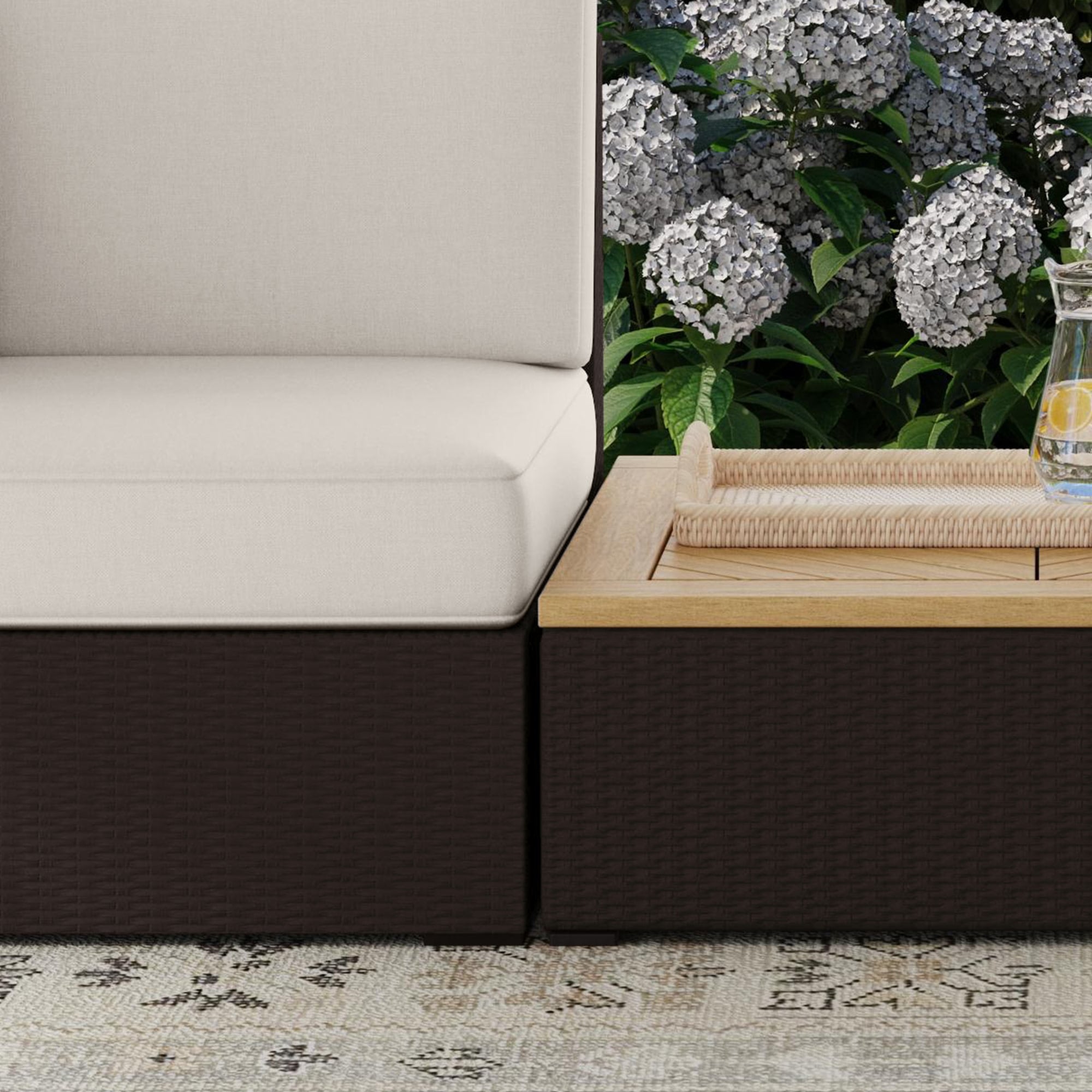 homestyles Palm Springs Outdoor Sectional Side Chair