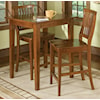 homestyles Arts and Crafts Counter Height Bistro Table
