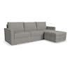 Flexsteel Flex Sofa with Storage Ottoman