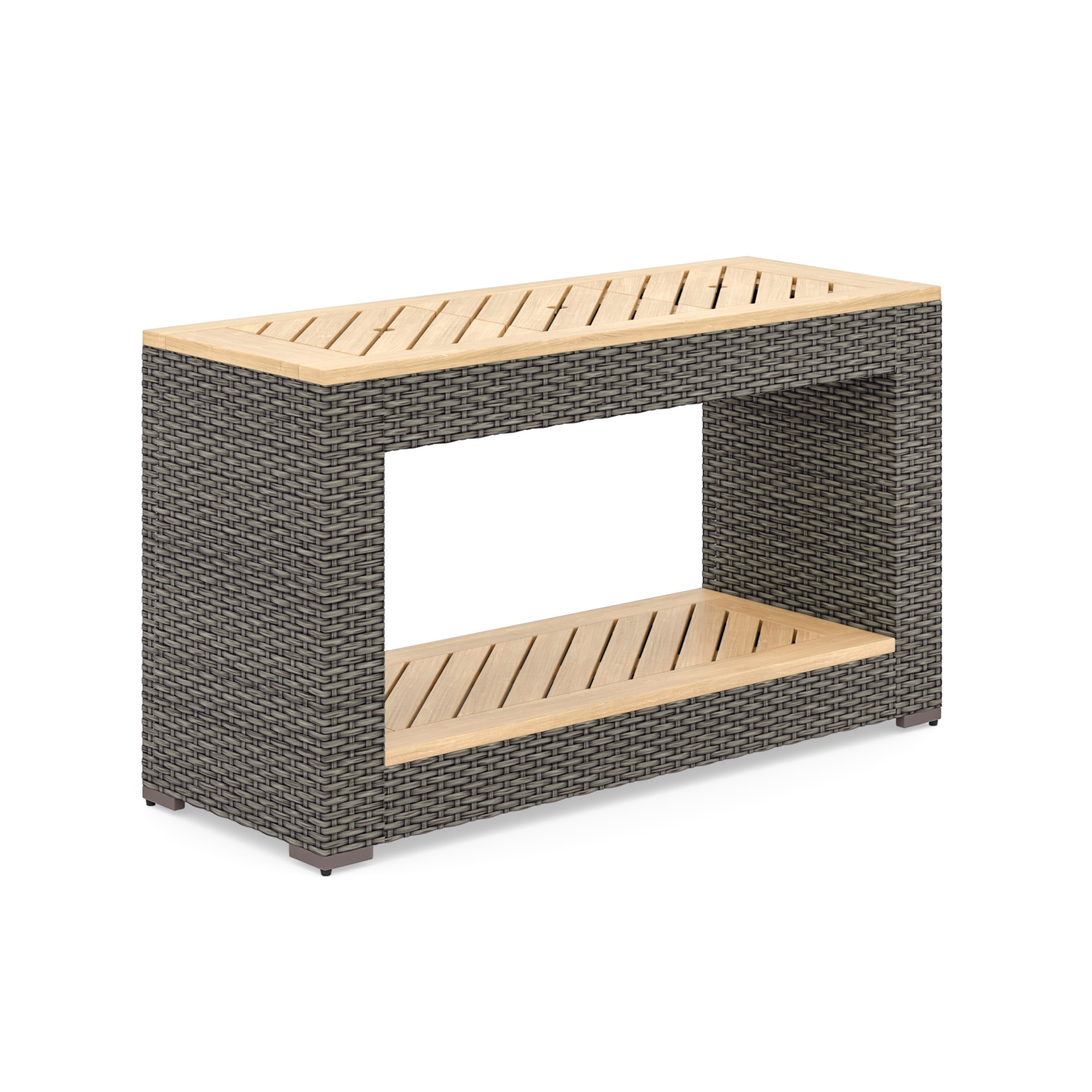homestyles Boca Raton 680122 Contemporary Outdoor Sofa Table Value