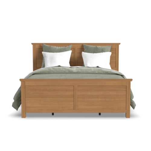 Casual King Panel Bed