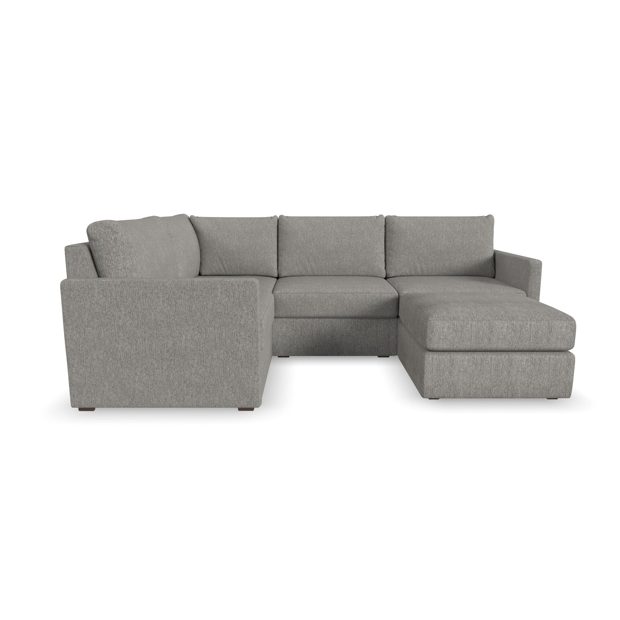 Flexsteel Flex 4-Piece Sectional Sofa with Ottoman