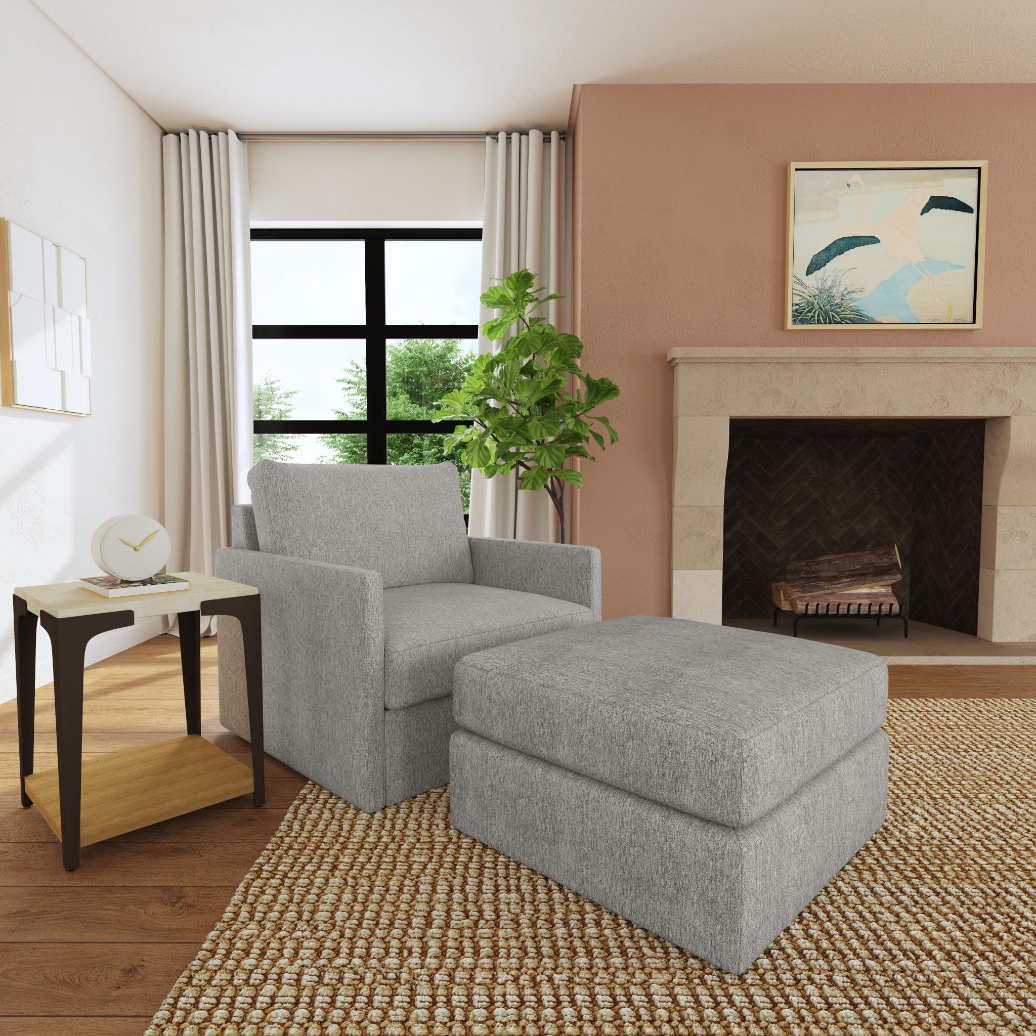 Flexsteel Flex Narrow-Arm Chair