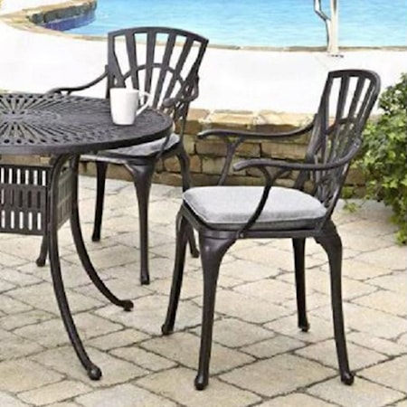 Set of 2 Outdoor Chairs