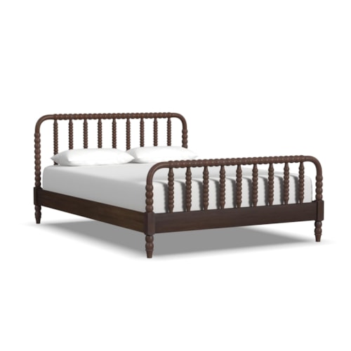 Transitional Queen Spindle Bed