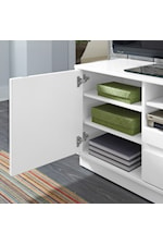 homestyles Linear Casual 4-Door Pantry Cabinet
