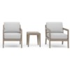 homestyles Sustain Outdoor Lounge Armchair and End Table Set