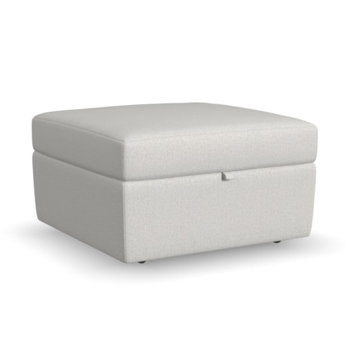Flex Ottoman with Storage - Frost