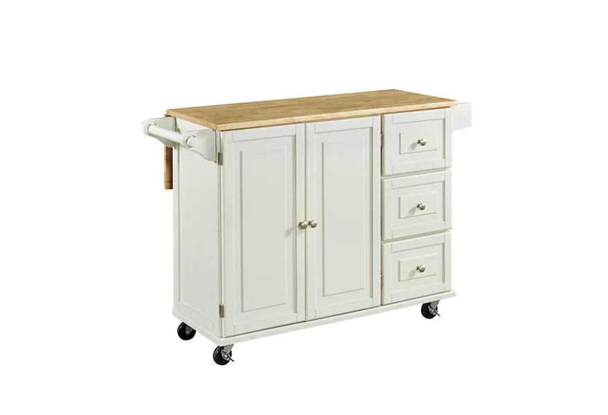 Blanche Kitchen Cart by homestyles at Sam's Furniture Outlet