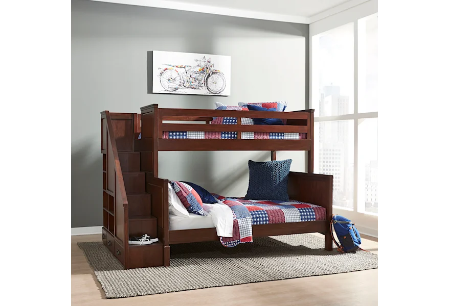 Aspen Twin Over Full Bunk Bed by homestyles at Sam's Furniture Outlet
