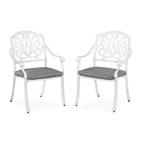 Set of 2 Outdoor Dining Chair