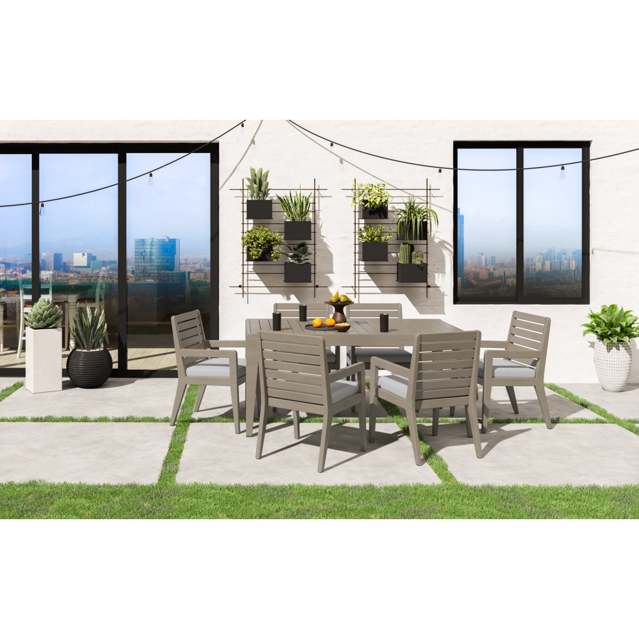 homestyles Sustain 7-Piece Outdoor Dining Set