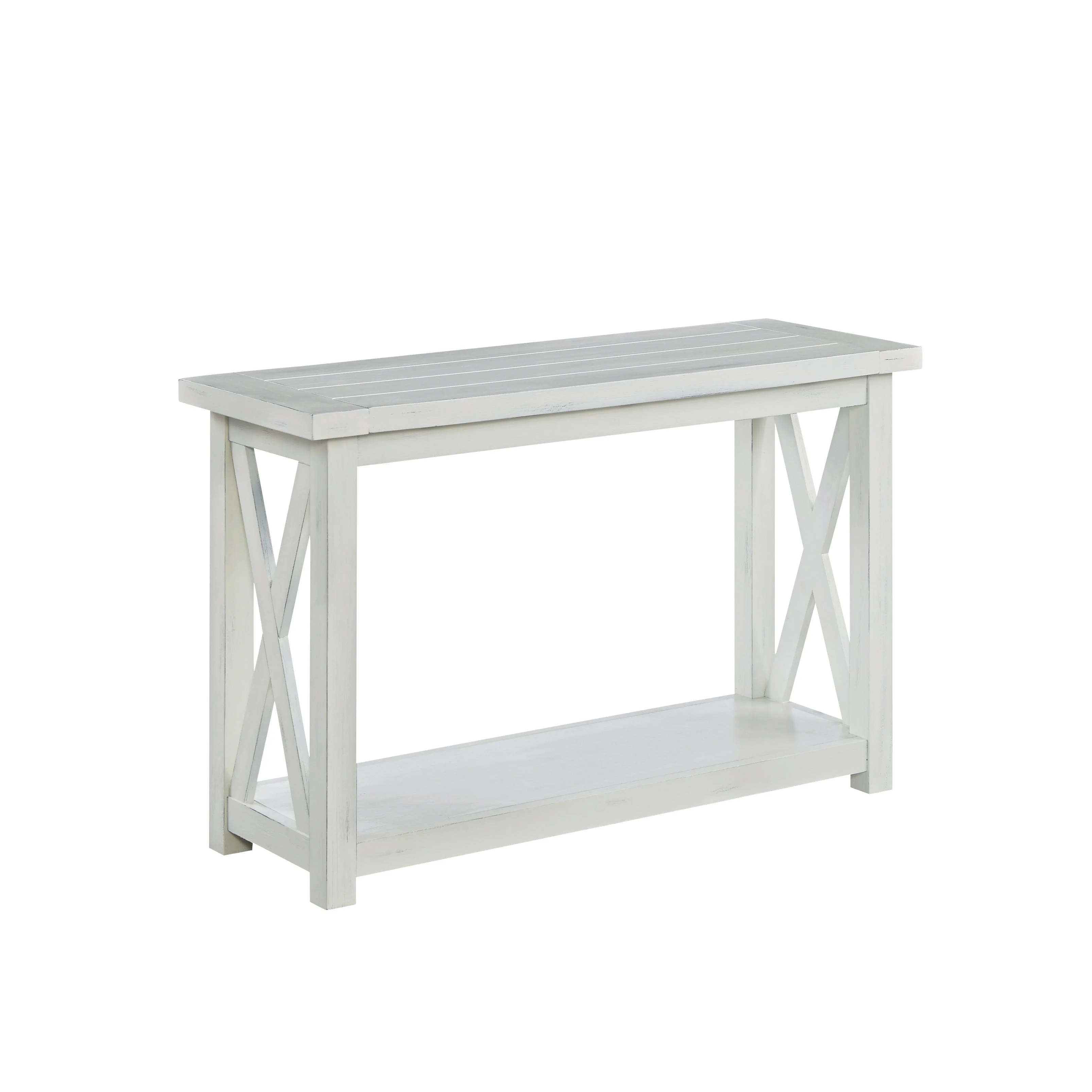 homestyles Bay Lodge 206552324 Cottage Style Console Table with Shelf