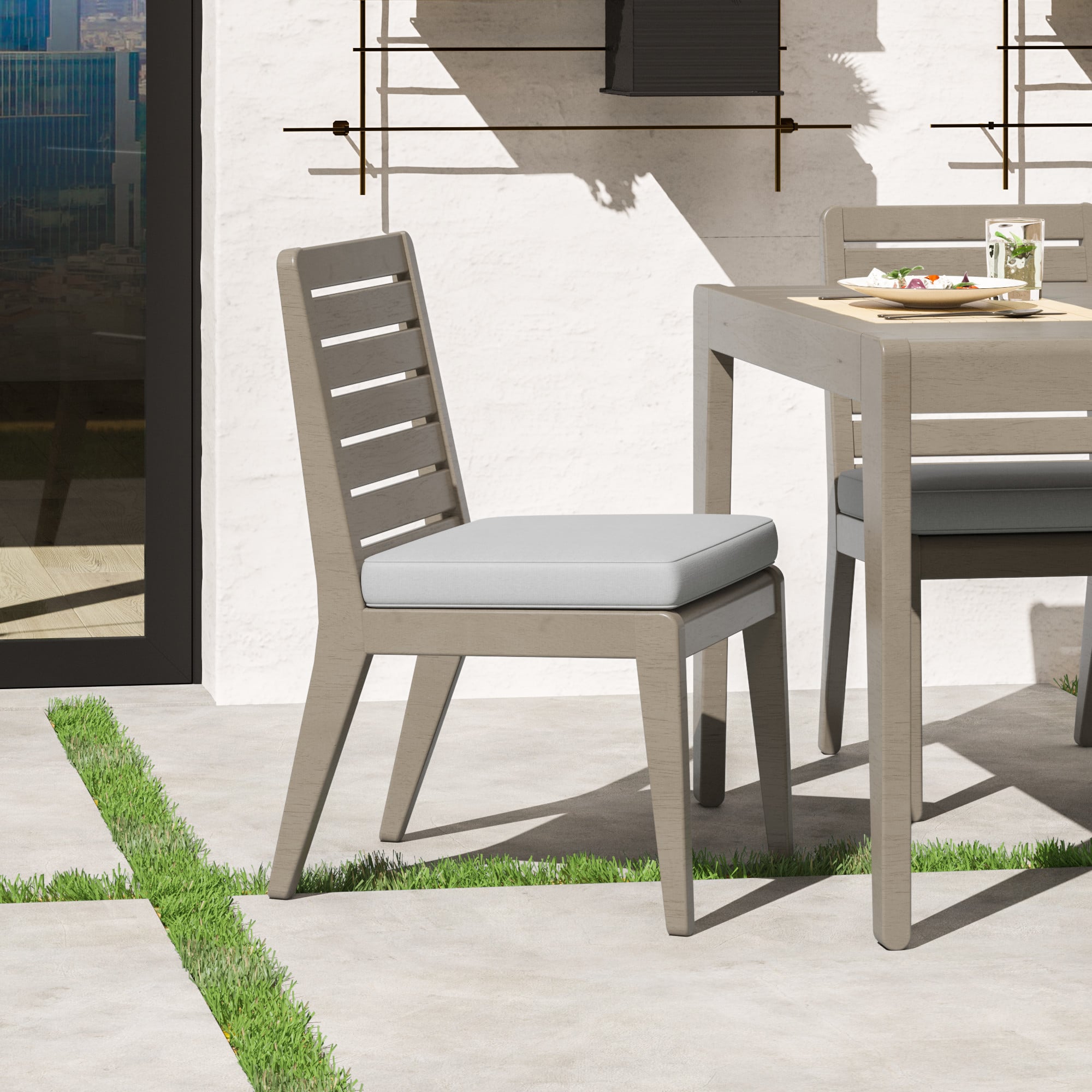 Outdoor Dining Chair Pair
