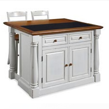 Kitchen Island with Stools