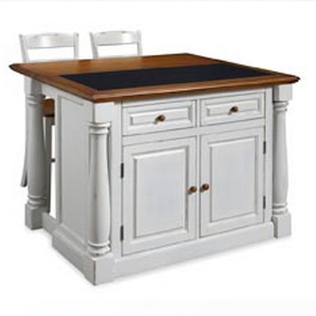 Kitchen Island with Stools