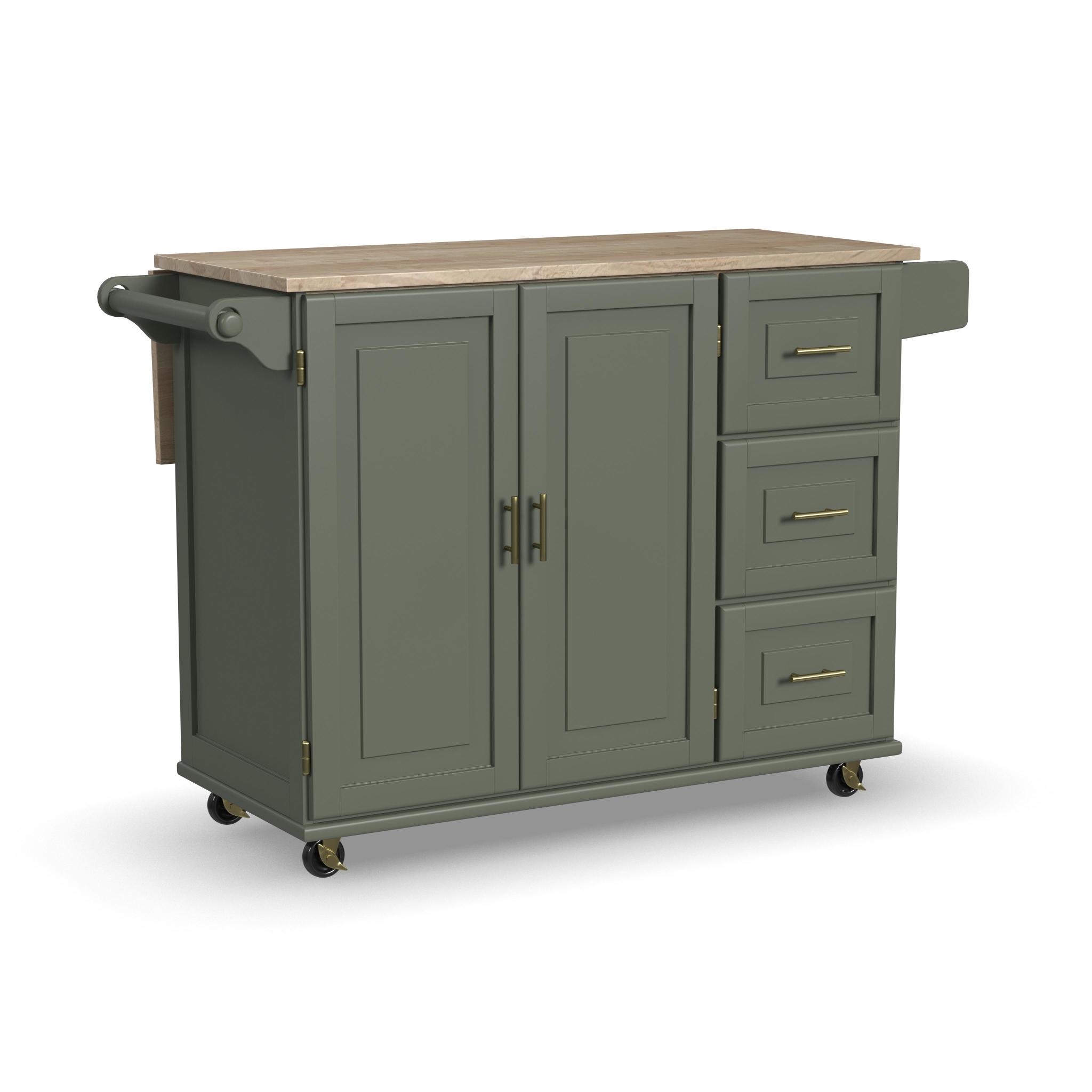Drop Leaf Kitchen Cart