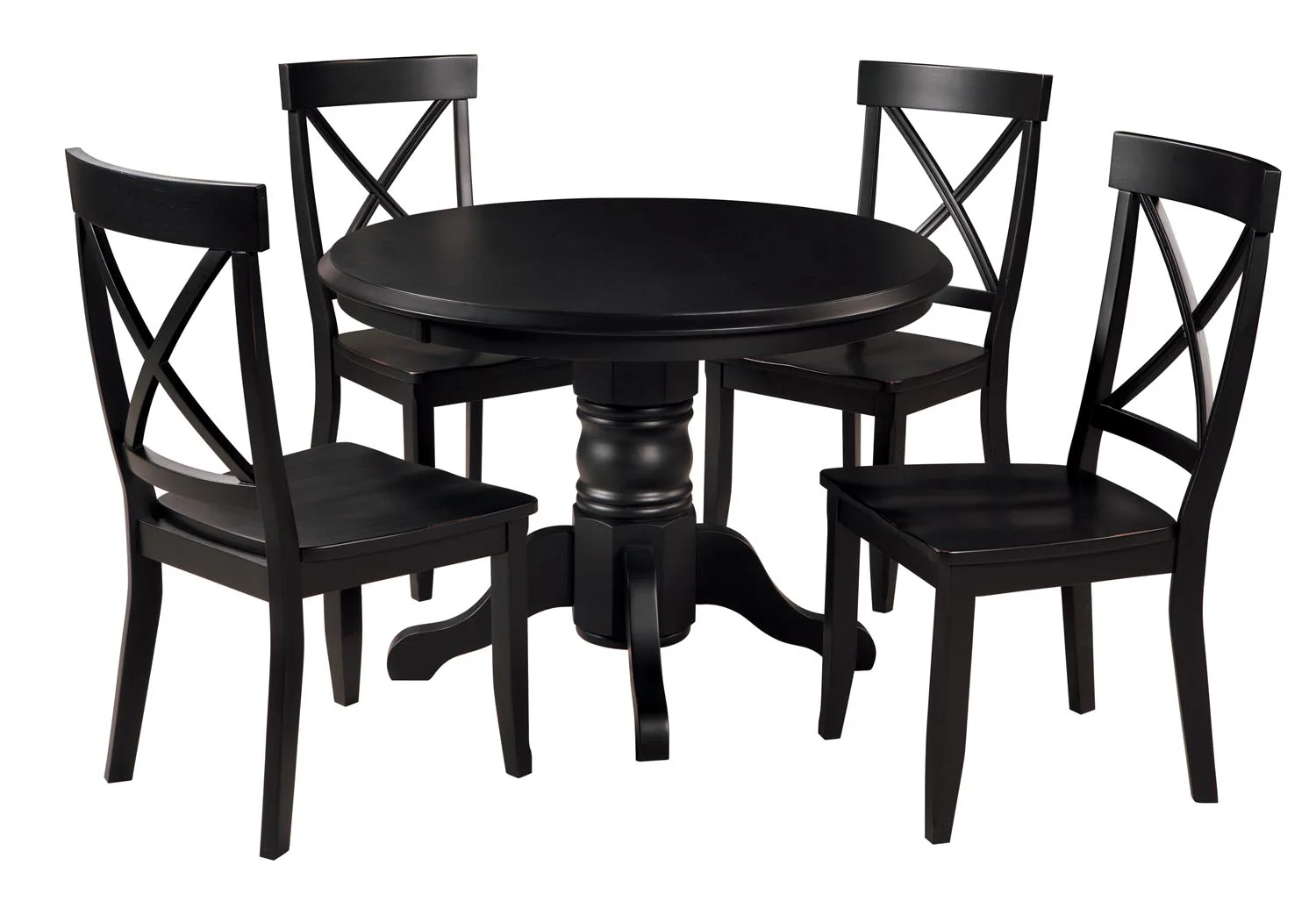 Black Table and Chair