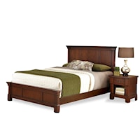 Queen Bed And Nightstand