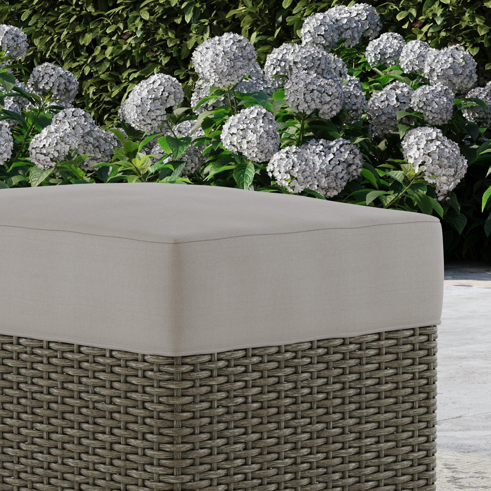 homestyles Boca Raton Outdoor Ottoman