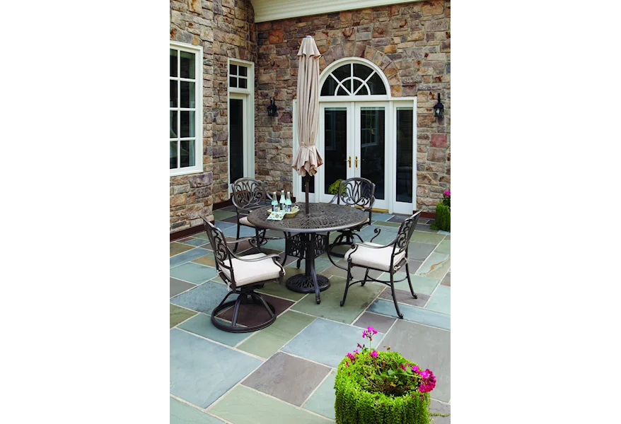 Capri 6 Piece Outdoor Dining Set by homestyles at Sam's Furniture Outlet
