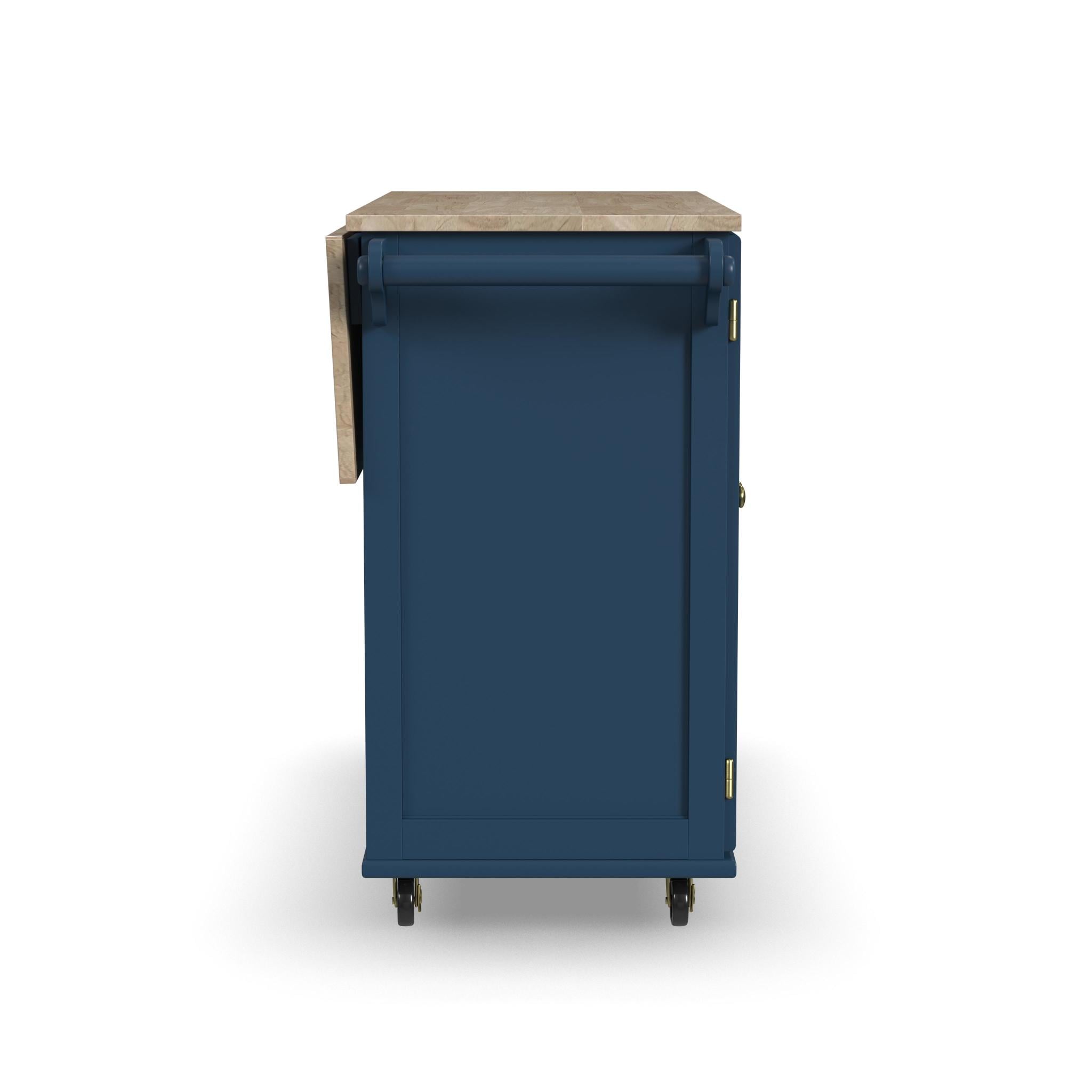 homestyles Dolly Madison Drop Leaf Kitchen Cart
