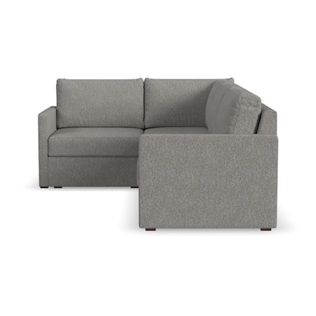 Narrow-Arm 4-Seat Sectional Sofa