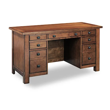 Pedestal Desk with File Drawer