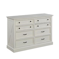 Cottage Style Dresser with Felt-Lined Drawers