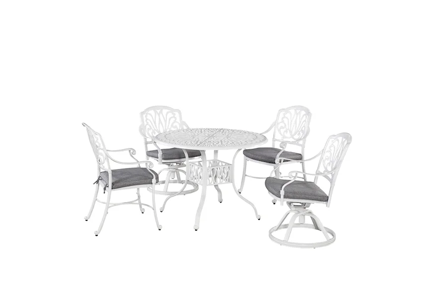 Capri 5 Piece Outdoor Dining Set by homestyles at Furniture and More