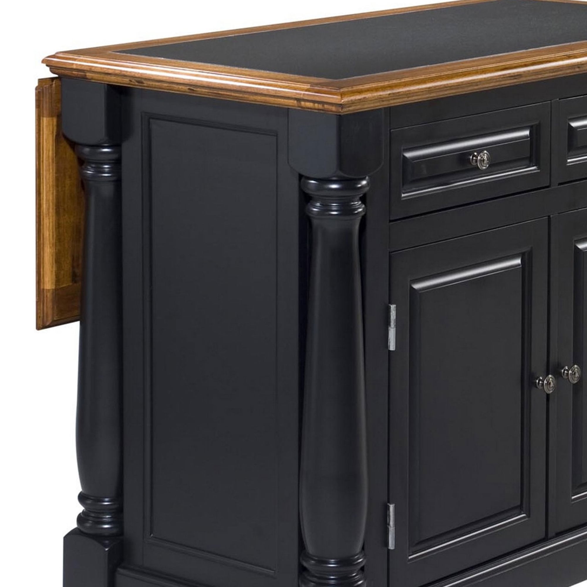 homestyles Monarch Kitchen Island with Granite Top
